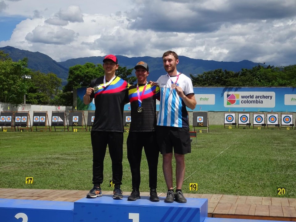 Ivan nikolajuk with his bronze medals