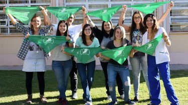 Futuros profesionales garantistas, made in Comahue. Foto Florencia Salto.