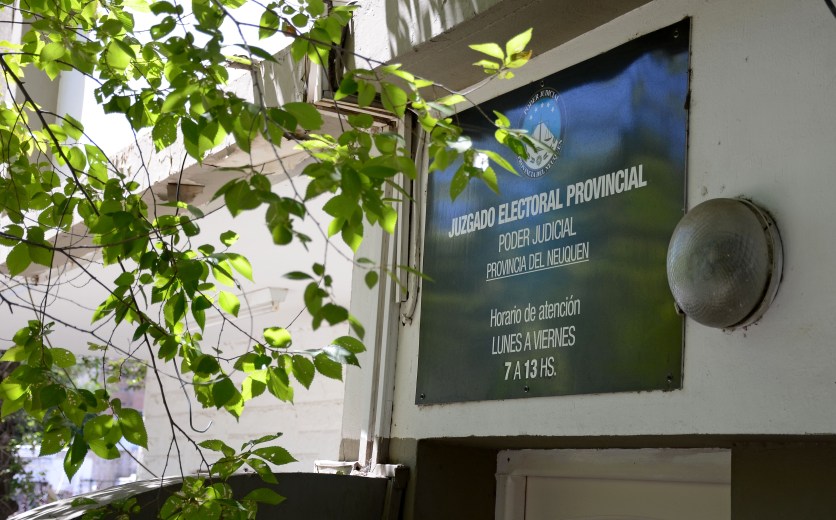 La sede del juzgado electoral provincial. Foto Archivo Mauro Pérez