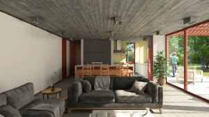 Arquitectos neuquinos proyectaron esta casa con visuales impactantes