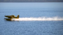 Imagen de Incendio descontrolado: llevan agua del Nahuel Huapi para combatirlo
