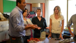 Soria oyó las quejas de los comerciantes de la calle Mitre