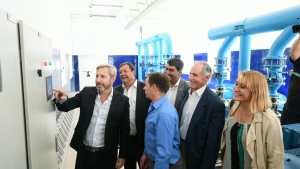Inauguraron la nueva planta de agua potable en Cinco Saltos