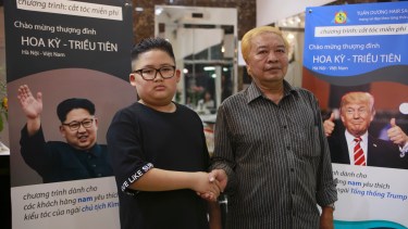 En Vietnam, antes de la cumbre, ofrecen cortes «a lo Kim Jong Un» o «estilo Trump»