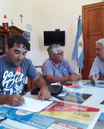 Los tres gremios firmaron el acuerdo con el municipio. (Foto: gentileza)