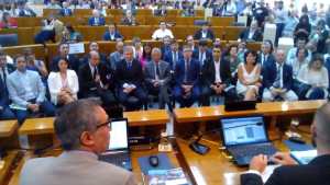 Quiroga lamentó no poder dar el último discurso al término de su mandato