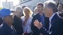 Imagen de #HaganAlgo: El pedido de un obrero a Macri durante un acto