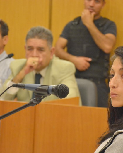 Daisi Gómez, la hermana de Leticia, fue la primera en declarar en el juicio. Foto: Cesar Izza
