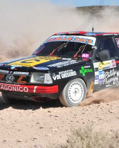 Claudio Simonelli se impuso en la Clase A-7 del Rally Regional. Gentileza.