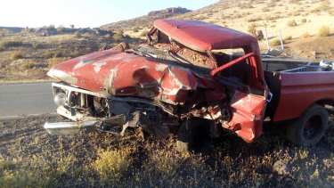 Tres heridos graves por un choque cerca de Andacollo