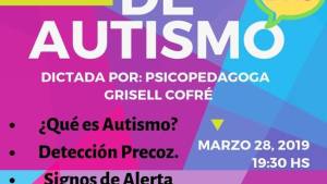 Arranca hoy una agenda de charlas sobre autismo