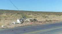 Imagen de Dos personas muertas por un choque en el Chocón