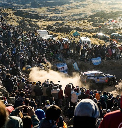 El Rally de Argentina, que se disputa en Córdoba, es uno de los más convocantes del Mundial. Gentileza. 