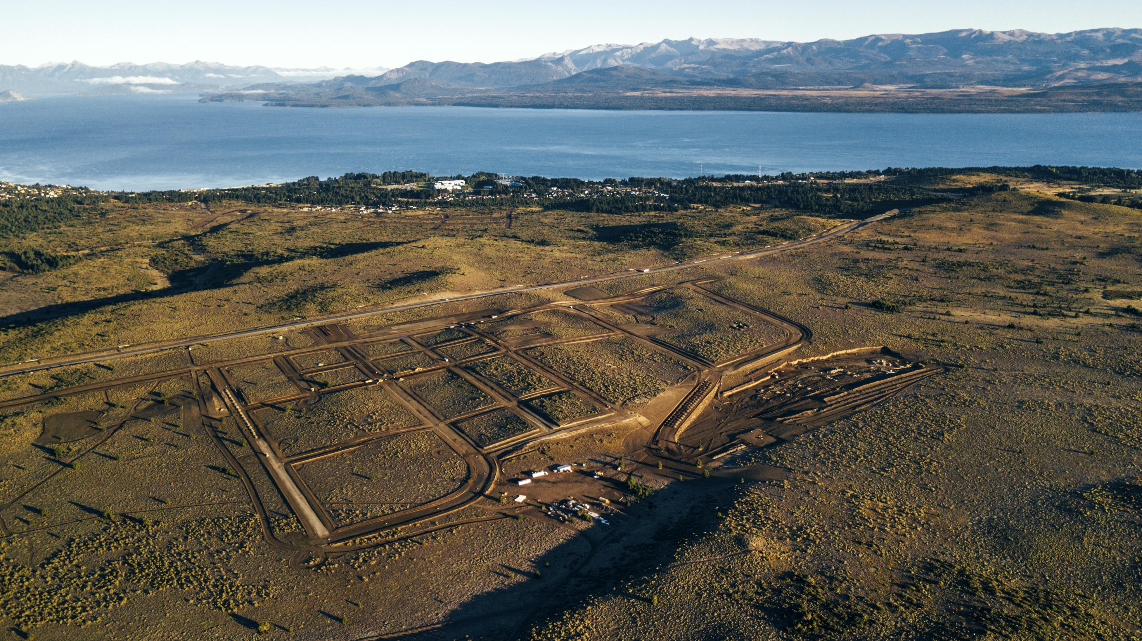 El Parque Productivo y Tecnológico de Bariloche en una vista aérea. (Gentileza)