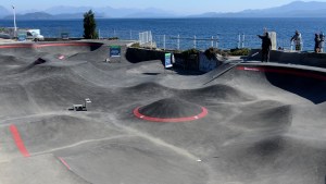 Bariloche estrena su «pump track» a orillas del Nahuel Huapi