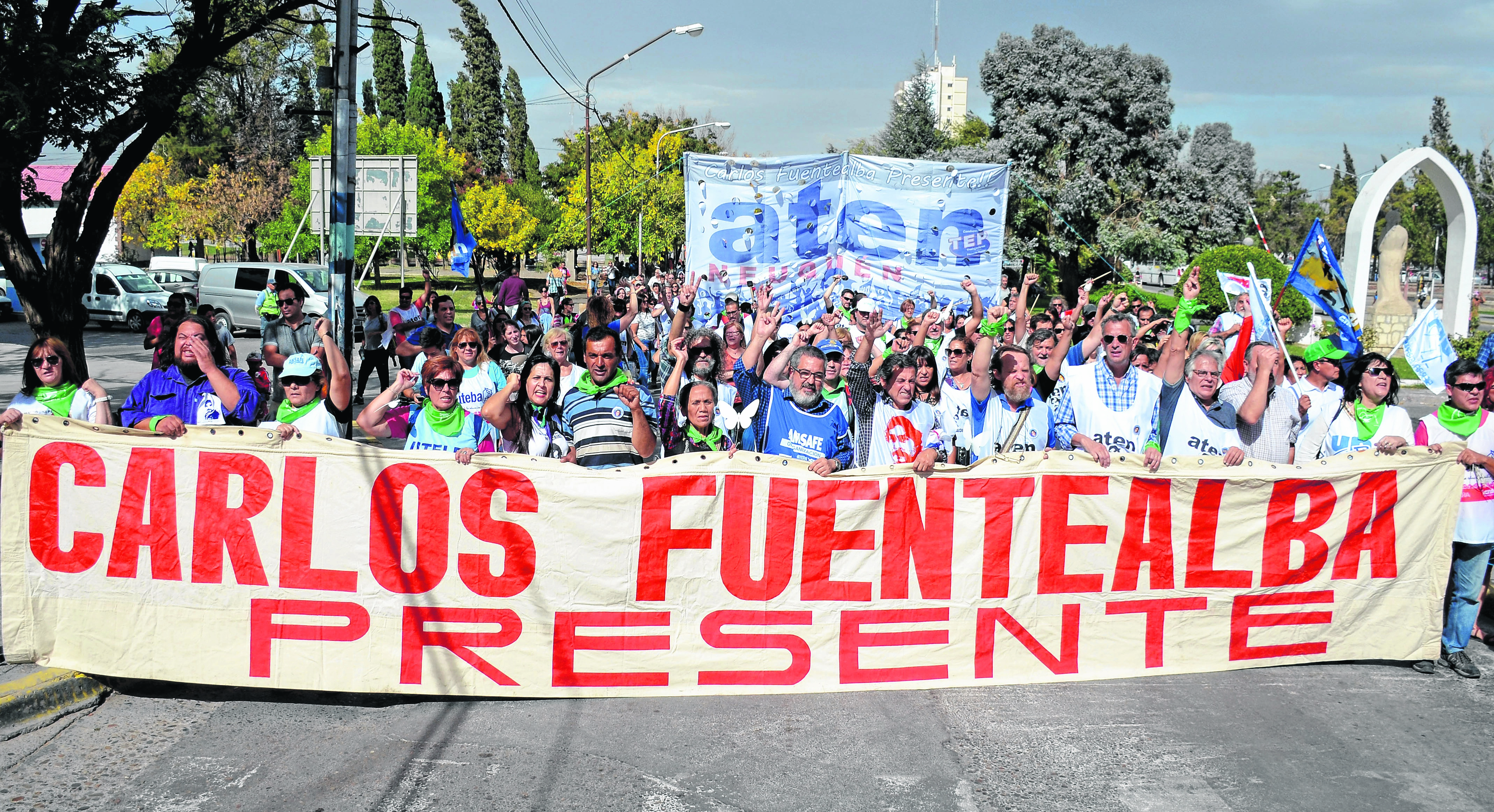 El sindicato de los maestros realiza todos los años movilizaciones para recordar el 4 de abril de 2007.
