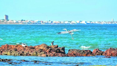 Sol de otoño para descubrir Las Grutas al natural
