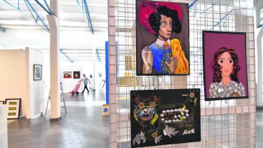 Estudiantes del IUPA muestran su arte en el Museo de Roca