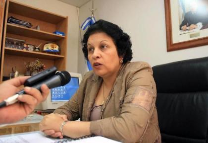 Adriana Gutiérrez era por entonces ministra de Salud - Foto: Archivo. 