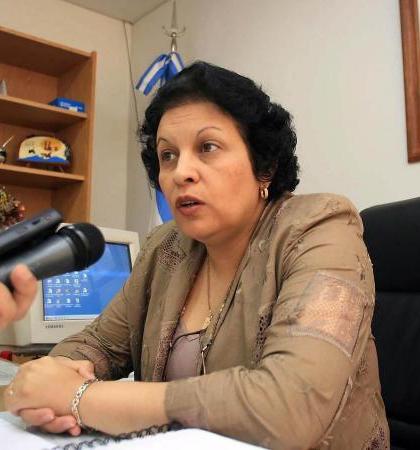 Adriana Gutiérrez era por entonces ministra de Salud - Foto: Archivo. 
