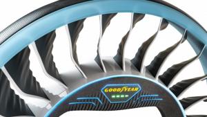 Goodyear presentó una cubierta que sirve para volar