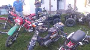 Detectan motos y autopartes con irregularidades en un desarmadero