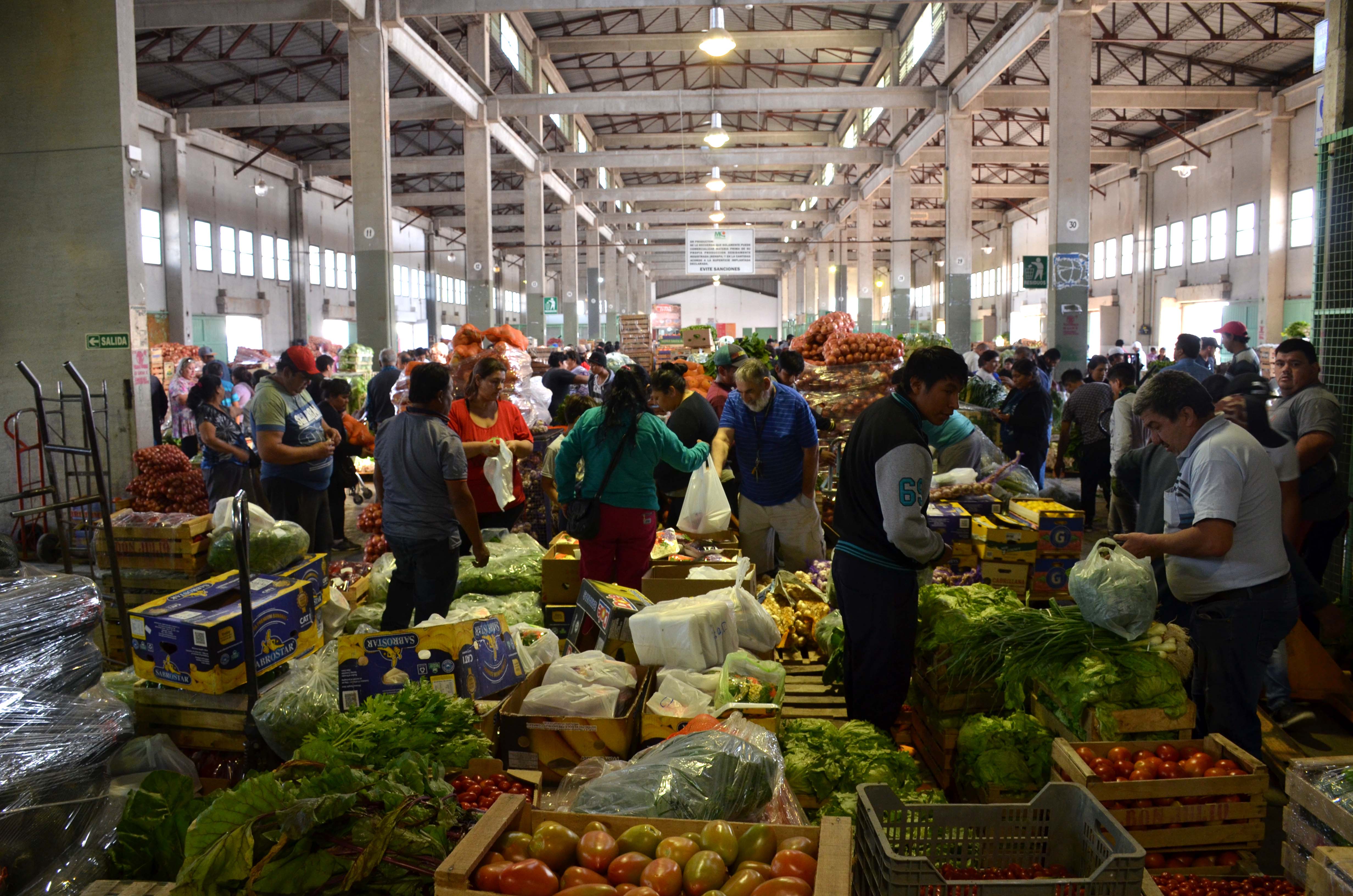 El mercado concentrador de Neuquén es el más grande de la Patagonia. Foto: Archivo Matías Subat