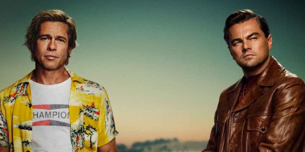 Brad Pitt y Leo Di Caprio en la nueva película de Tarantino.