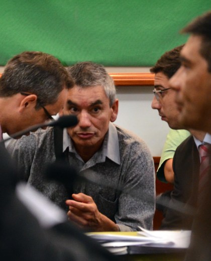 Cuarta jornada en el segundo juicio por el asesinato de Atahualpa. Foto: Marcelo Ochoa