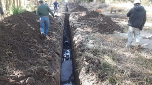 Aguas Rionegrinas estima que seguirá con las obras en Roca hasta mitad de año