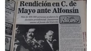 Hace 32 años, 40 mil neuquinos marcharon por la Democracia