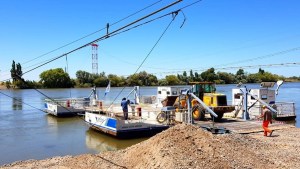 La balsa de Guardia Mitre se encuentra fuera de servicio
