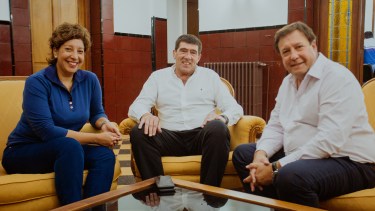 La reunión se desarrolló en la Residencia de los Gobernadores en Viedma.