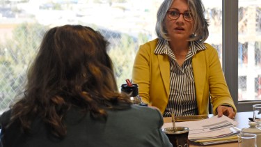 La consejera Monserrat Morillo fue la autora de la encuesta entre los abogados. (Foto Florencia Salto)