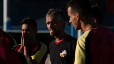 El responsable técnico de Cruz del Sur, Pablo Canavari, Gentileza