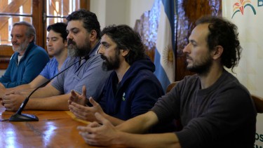 Los organizadores del festival DAR anunciaron el evento del sábado. (Foto: Chino Leiva)