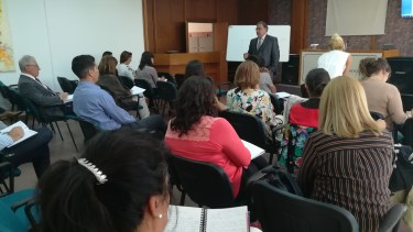 El jurista López Mesa en Roca. Foto: gentileza Walter Zavala  