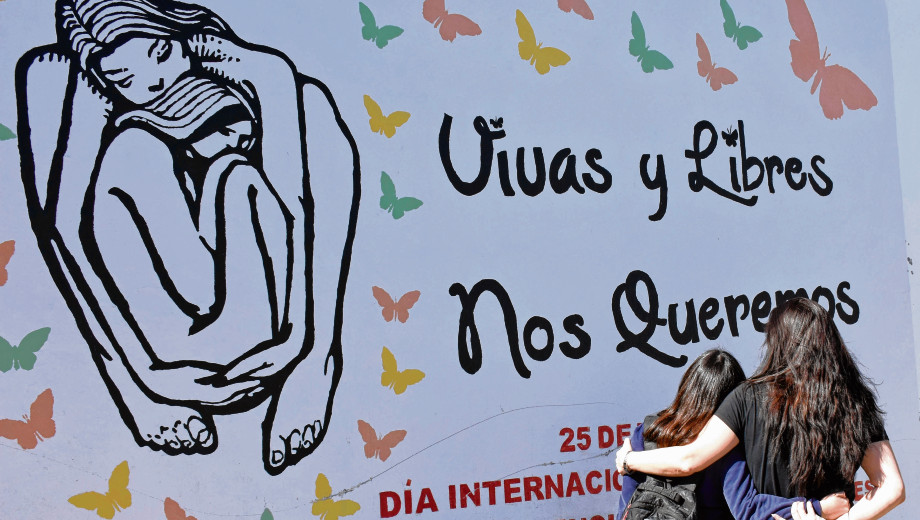 Cada 25 de noviembre se conmemora el día internacional de la eliminación de la violencia contra las mujeres. Foto: Archivo Florencia Salto