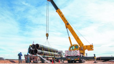 Dos tramos de la nueva red de TGS entrarán en funciones en pocos días.