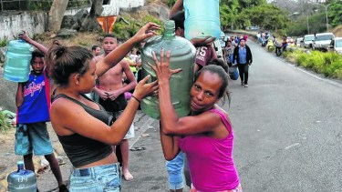 Caracas, una capital sedienta