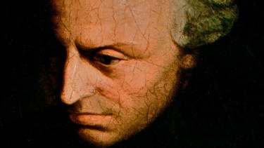 Retrato de Immanuel Kant. 