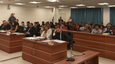 Facundo Agüero estuvo presente en la última jornada del juicio. (Foto: Gentileza.-)