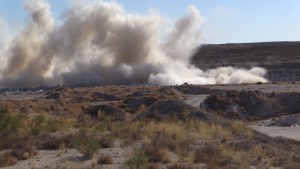 Así se extrae el yeso en Río Negro