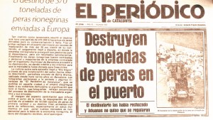 La histórica travesía de las peras de Río Negro que destruyeron en Barcelona