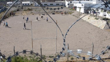 El resultado del partido fue anecdótico. El fugado fue recapturado en pocos minutos. (foto: archivo)