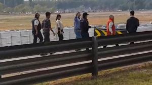 La reacción de Weretilneck a un chiste sobre «Martín» en Roca