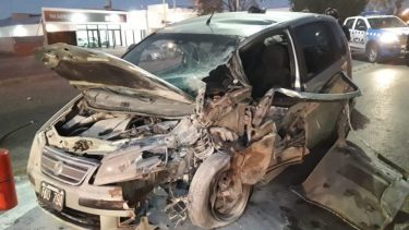 Falleció un conductor tras un choque sobre Ruta 22, a la altura de Plaza Huincul