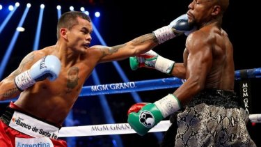 Maidana fue el boxeador que más cerca estuvo de vencer a Mayweather.