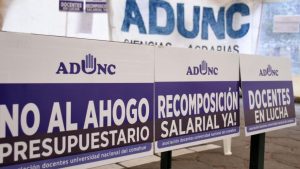 Paro de docentes de la Universidad del Comahue por un refuerzo salarial