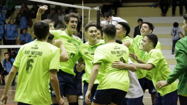El vóley masculino se disputa el Oro hoy ante La Pampa. (Gentileza)